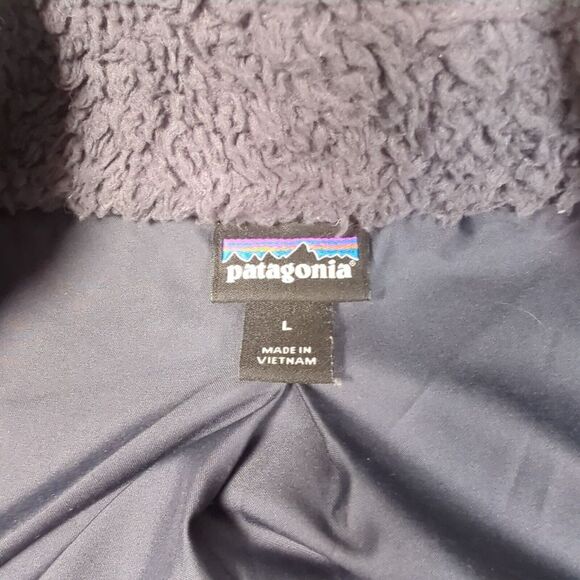 Patagonia Los Gatos Mens Large Gray Pockets FullZip Collared Fleece Outdoor Soft - Picture 3 of 10